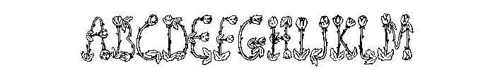 Floral Roses By Squeeb  Regular FONT