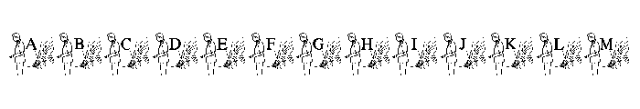 Floral Wedding Couple FONT