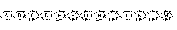 Floral Wedding Monogram FONT