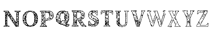 Floral_bold Regular Font UPPERCASE