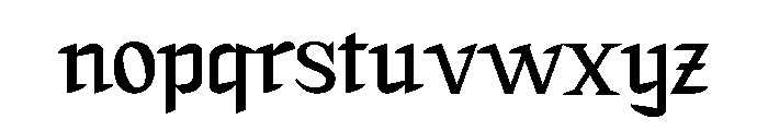 Florale Font LOWERCASE