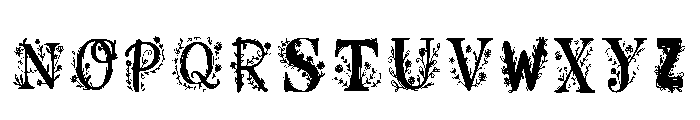 Floralfont Regular Font LOWERCASE