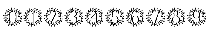 Floralith Monogram Font OTHER CHARS