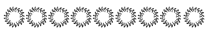 Floralith Monogram Font OTHER CHARS
