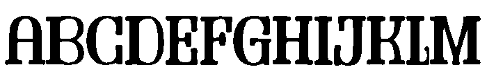 Floralith Slab Font UPPERCASE