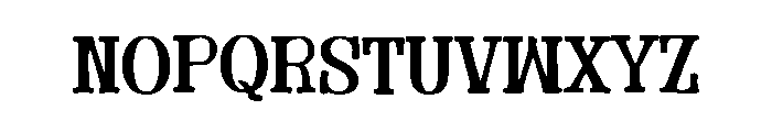 Floralith Slab Font LOWERCASE