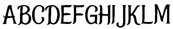 Floravine Font UPPERCASE