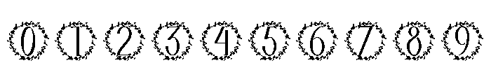 Florcrest Monogram Font OTHER CHARS