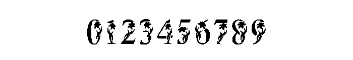 Florelia Monogram Regular Font OTHER CHARS