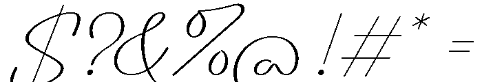Florelie Regular Font OTHER CHARS