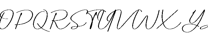 Florelie Regular Font UPPERCASE