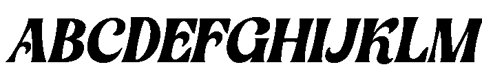Floretta Italic Font UPPERCASE