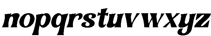 Floretta Italic Font LOWERCASE