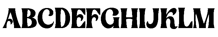 Floretta Regular Font UPPERCASE