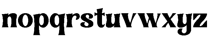 Floretta Regular Font LOWERCASE