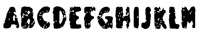 Florida Palms Sans Textured Font UPPERCASE