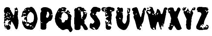 Florida Palms Sans Textured Font LOWERCASE