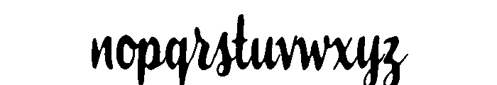 Florida Palms Script Regular Font LOWERCASE