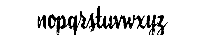 Florida Palms Script Textured Font LOWERCASE
