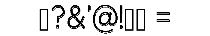 Florina Sans Regular Font OTHER CHARS
