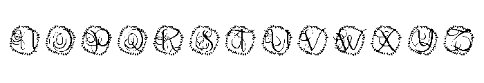 Florique Monogram Font UPPERCASE