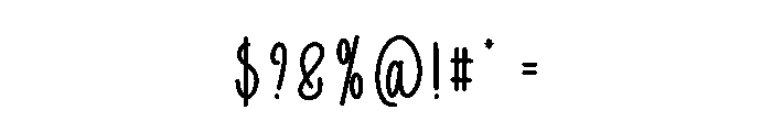 Florisse Font OTHER CHARS