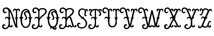 Florivea Regular Font UPPERCASE