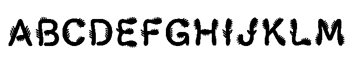 Floss Regular Font UPPERCASE
