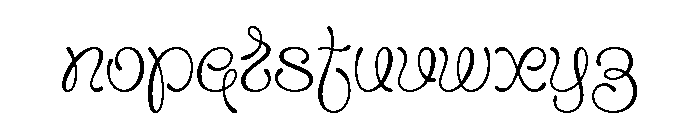 Flourel Regular Font LOWERCASE