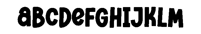 Flower Alone Regular Font UPPERCASE