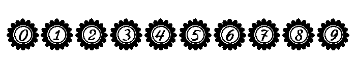 Flower Alphabet font Font OTHER CHARS