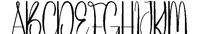 Flower Angel Font UPPERCASE