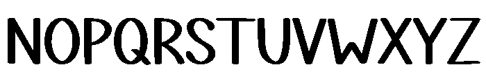 Flower Canvas Font LOWERCASE