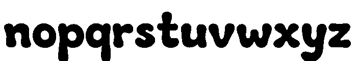 Flower Chunk Font LOWERCASE