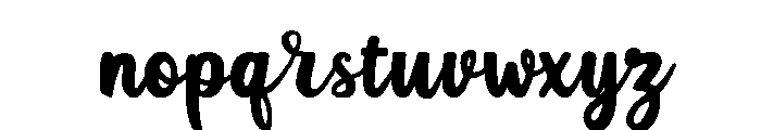 Flower Day Font LOWERCASE