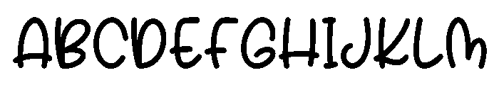 Flower Easter Regular Font UPPERCASE