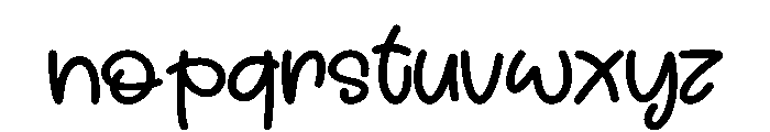 Flower Easter Regular Font LOWERCASE