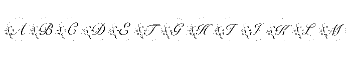 Flower For Love1 Font UPPERCASE
