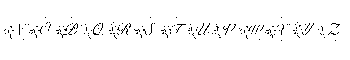 Flower For Love1 Font UPPERCASE
