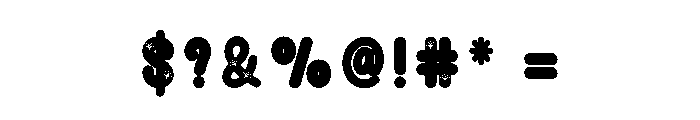 Flower Frozen Font OTHER CHARS