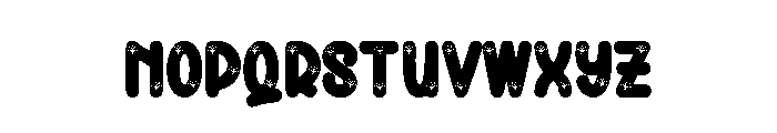 Flower Frozen Font LOWERCASE