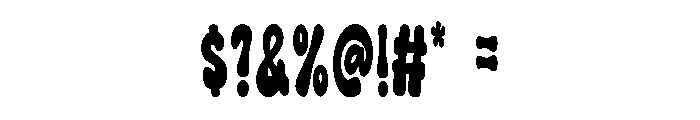 Flower Garden Bold Font OTHER CHARS