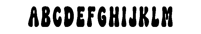 Flower Garden Bold Font UPPERCASE