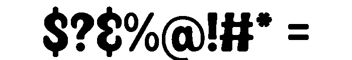 Flower Horizon Regular Font OTHER CHARS