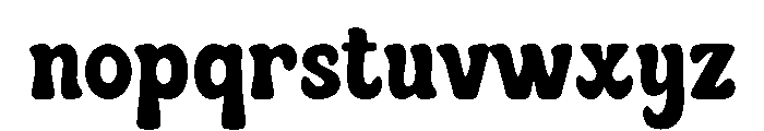 Flower Horizon Regular Font LOWERCASE