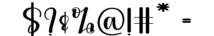 Flower Lavender Font OTHER CHARS