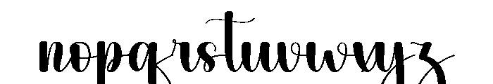 Flower Lavender Font LOWERCASE