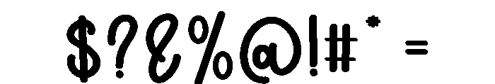 Flower Newyear Font OTHER CHARS