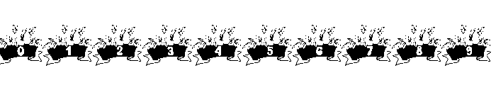 Flower Ribbon Font OTHER CHARS