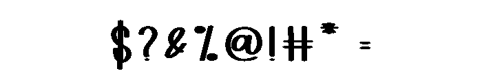 Flower Sunflower Font OTHER CHARS